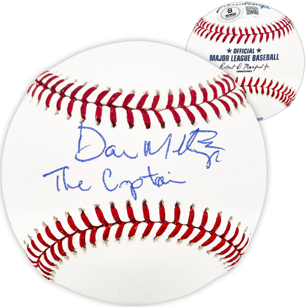 Don Mattingly Signed Official MLB Baseball Yankees "The Captain" Beckett Witness