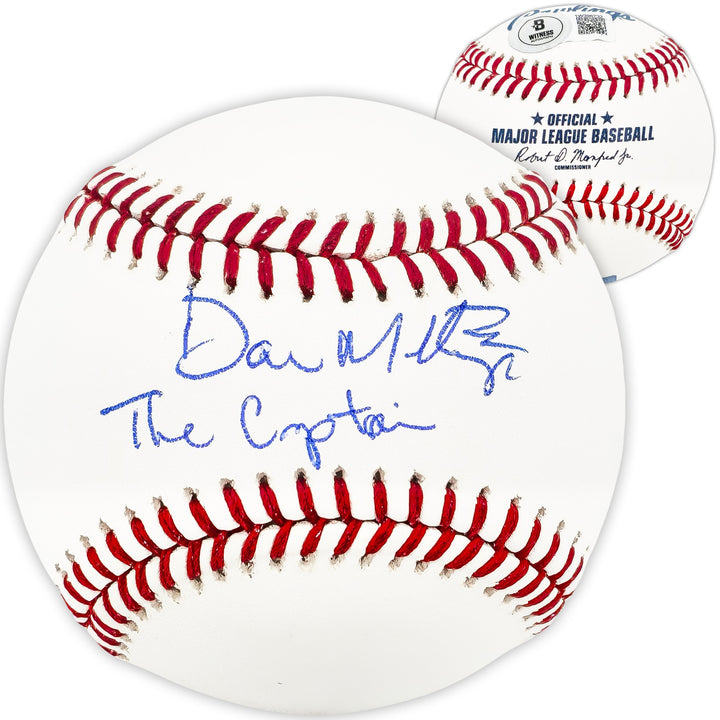 Don Mattingly Signed Official MLB Baseball Yankees "The Captain" Beckett Witness