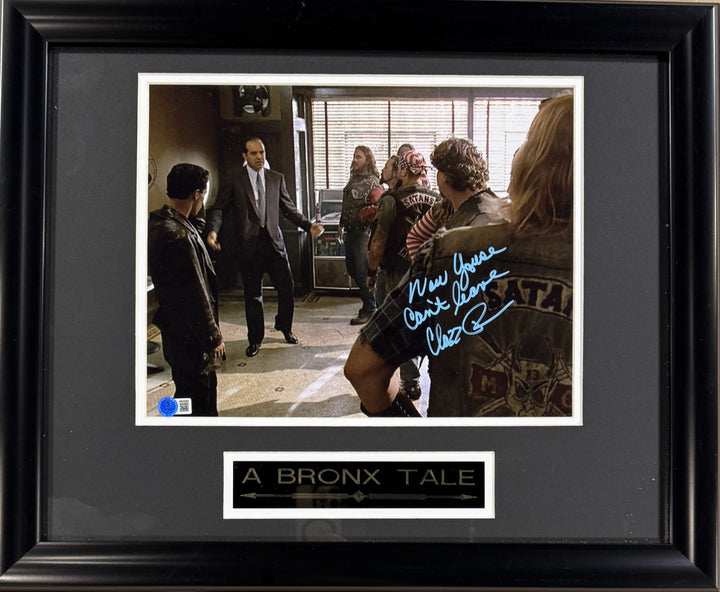 Chazz Palminteri Signed 11x14 Framed Photo Now Youse Can't Leave Auto BAS COA