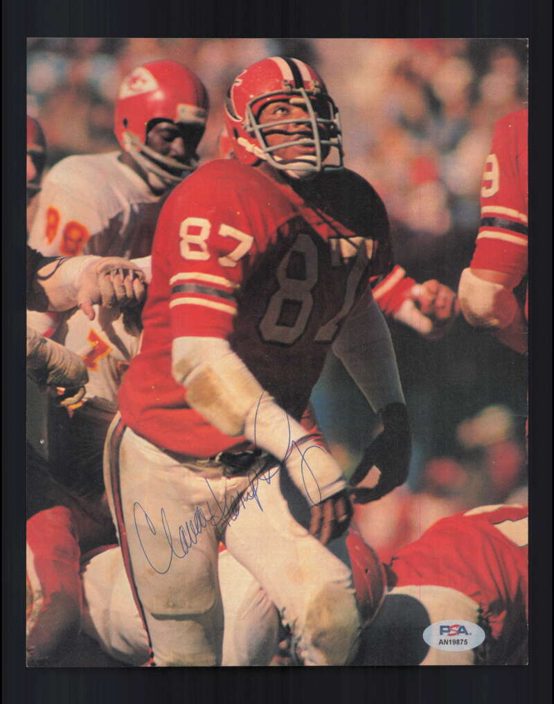 Claude Humphrey PSA DNA Signed  Vintage 8x10 Photo Autographed Falcons