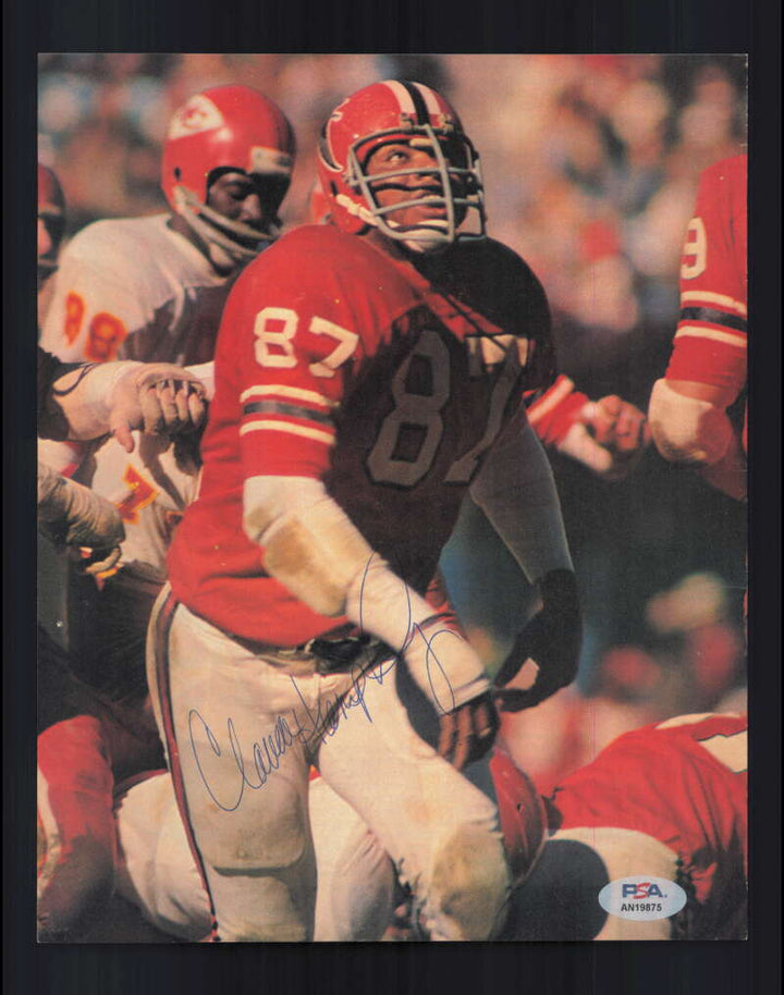 Claude Humphrey PSA DNA Signed  Vintage 8x10 Photo Autographed Falcons