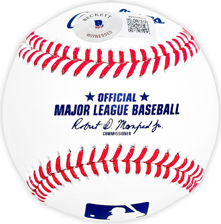 Ken Griffey Sr. Signed MLB Baseball Reds "Big Red Machine" Beckett Witness