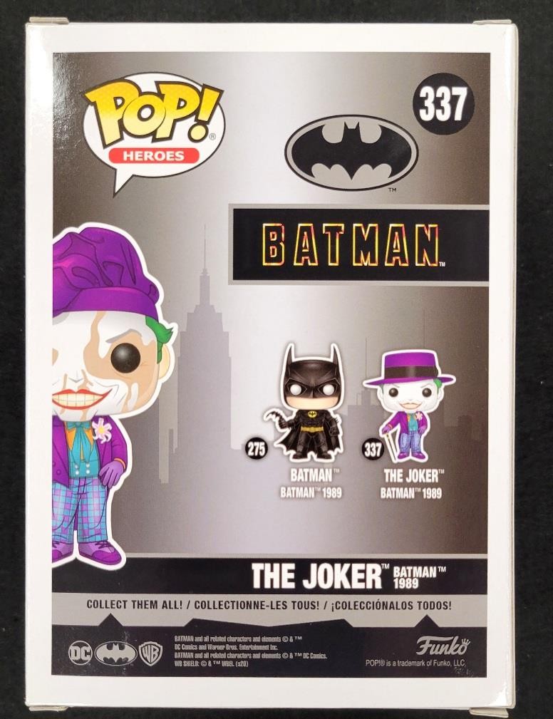 Jack Nicholson signed The Joker Chase Funko Pop! 337 autograph ~ Beckett BAS