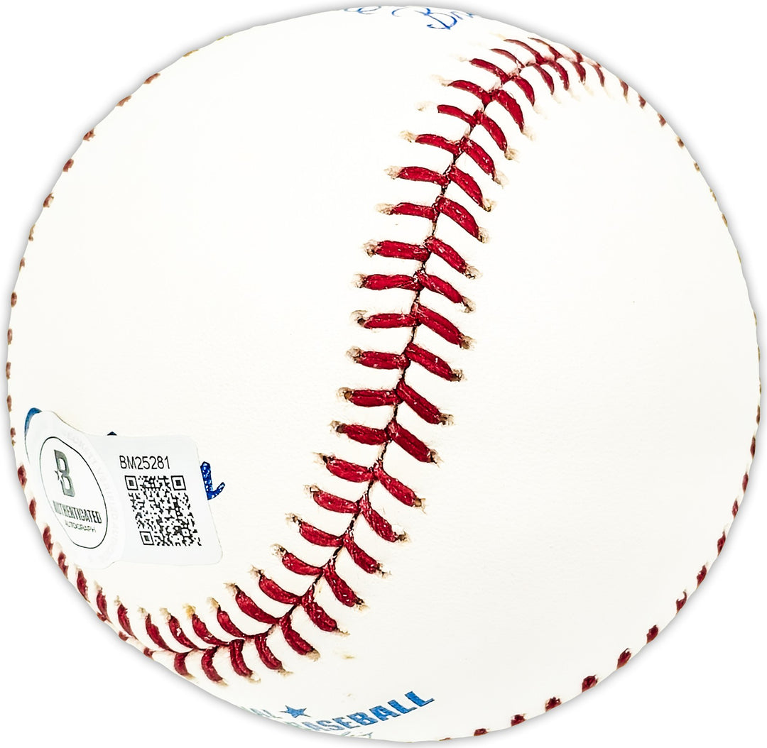 Elmer Sexauer Autographed Signed MLB Baseball Dodgers "1948" Beckett QR #BM25281