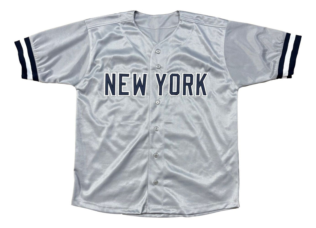 Robinson Cano New York Signed Gray Baseball Jersey BAS