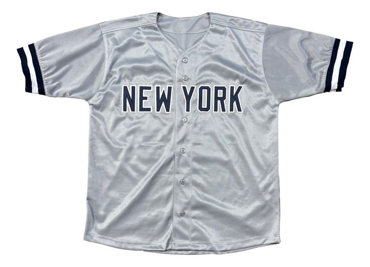 Robinson Cano New York Signed Gray Baseball Jersey BAS