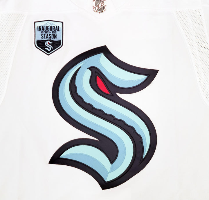 Kraken Ryan Donato Auto White Adidas Inaugural Jersey "1st Kraken Goal" Fanatics