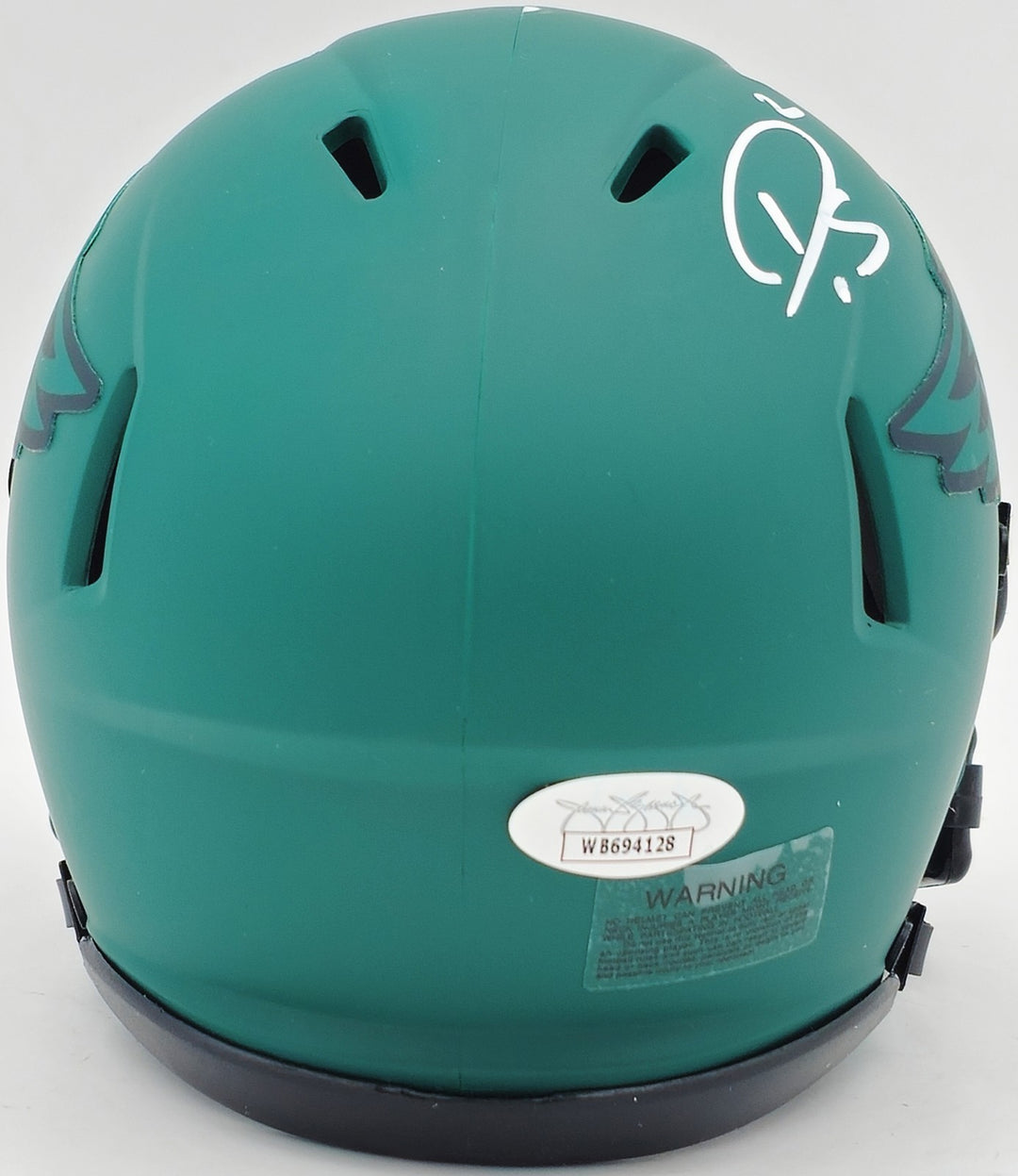 Darius Slay Jr. Signed Eagles Rave Green Speed Mini Helmet (Scuffed) JSA