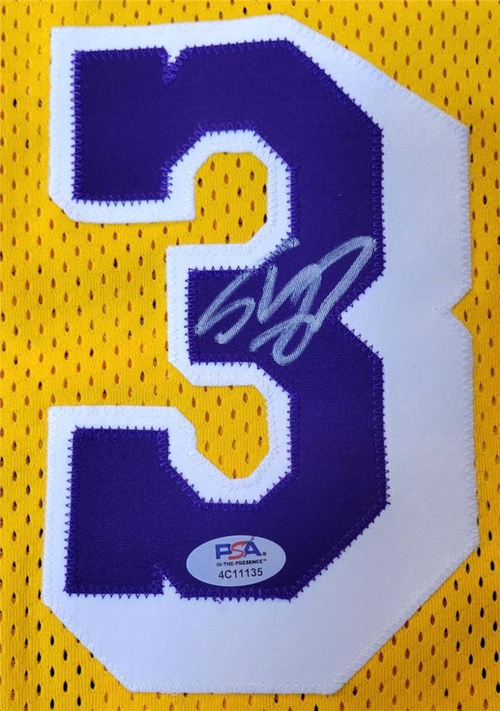 Shaquille O'Neal Shaq signed Nike Authentic Lakers Jersey autograph PSA Witness