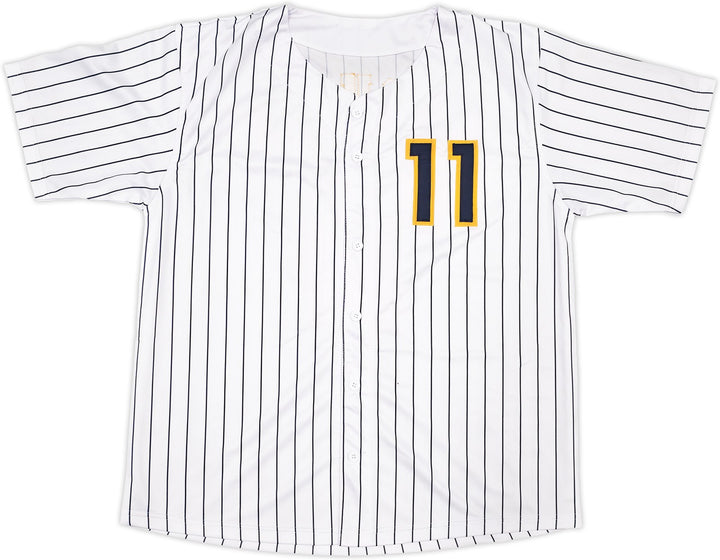 Milwaukee Brewers Jackson Chourio Signed White Jersey Beckett