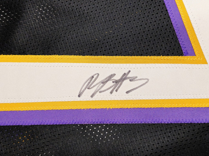 Baltimore Ravens Rashod Bateman Autographed Signed Black Jersey Beckett Wit