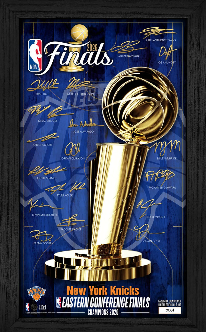 New York Knicks 2026 NBA Eastern Conference Champions Signature Frame
