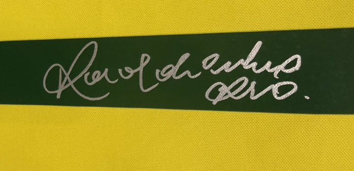 Ronaldinho Signed Nike  #11 Brazil National Team Soccer Jersey Auto BAS COA