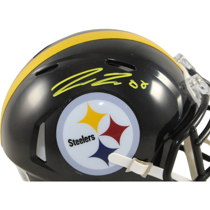 Pat Freiermuth Autographed Pittsburgh Steelers Mini Helmet Beckett Witness 53147