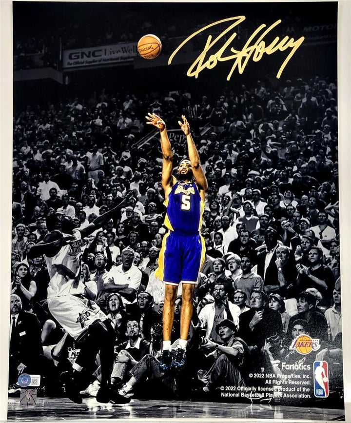Robert Horry signed Lakers 16x20 photo autograph ~ Beckett BAS Witness