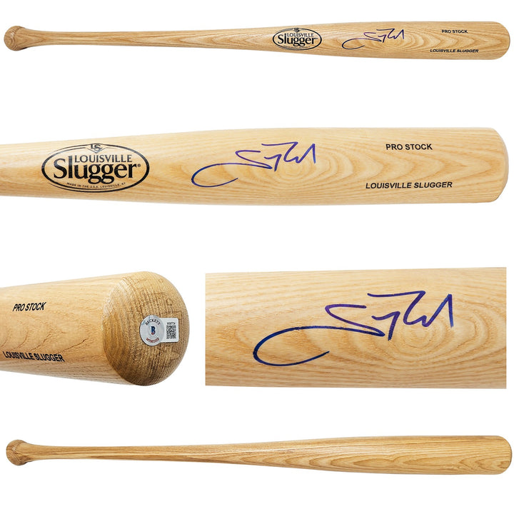 Scott Rolen Auto Natural L Slugger Pro Stock Bat St. Louis Cardinals Beckett Wit