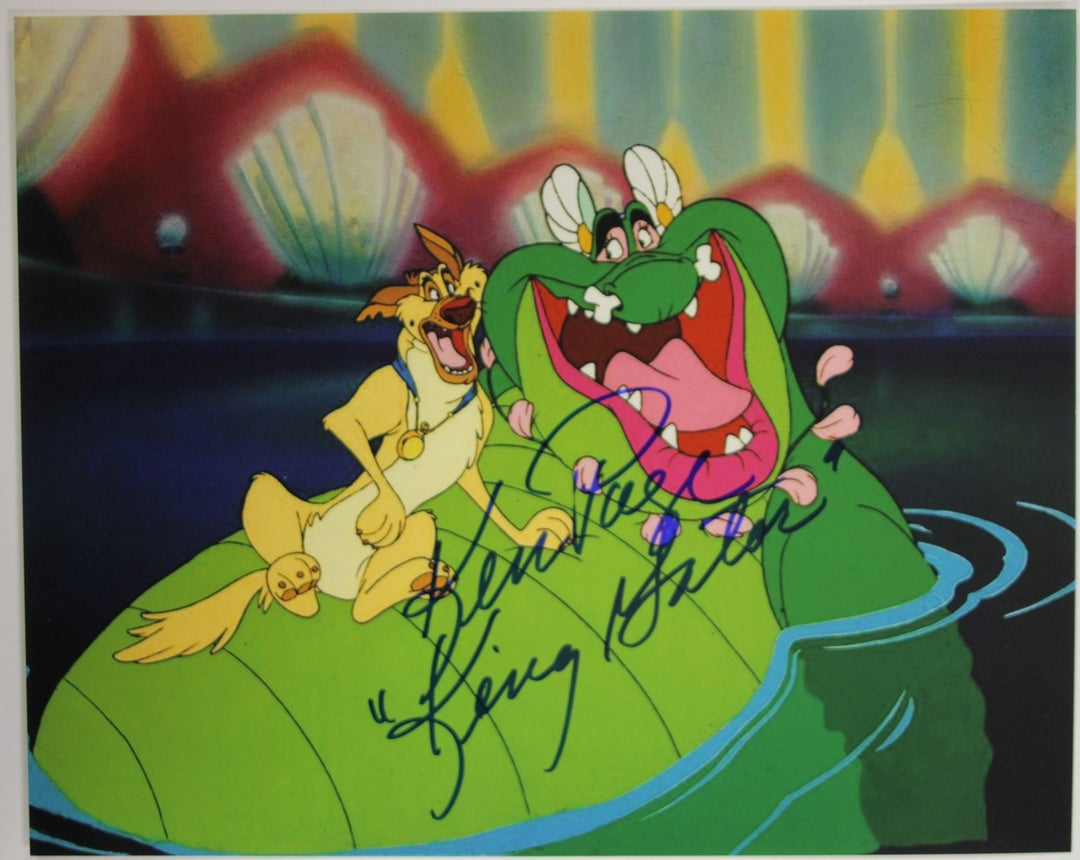 Ken Page autograph signed King Gator "All Dogs Go To Heaven" 8x10 photo