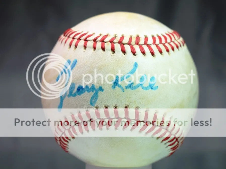 George Kell Psa/dna Signed Macphail American League Baseball Autograph