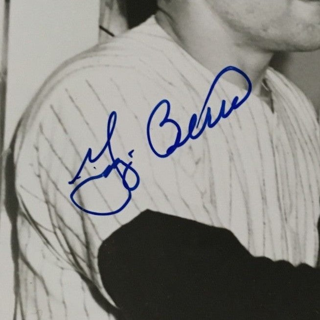 Yogi Berra Tommy Heinrich Byrne Yankees signed 8x10 photo framed 3 auto JSA COA