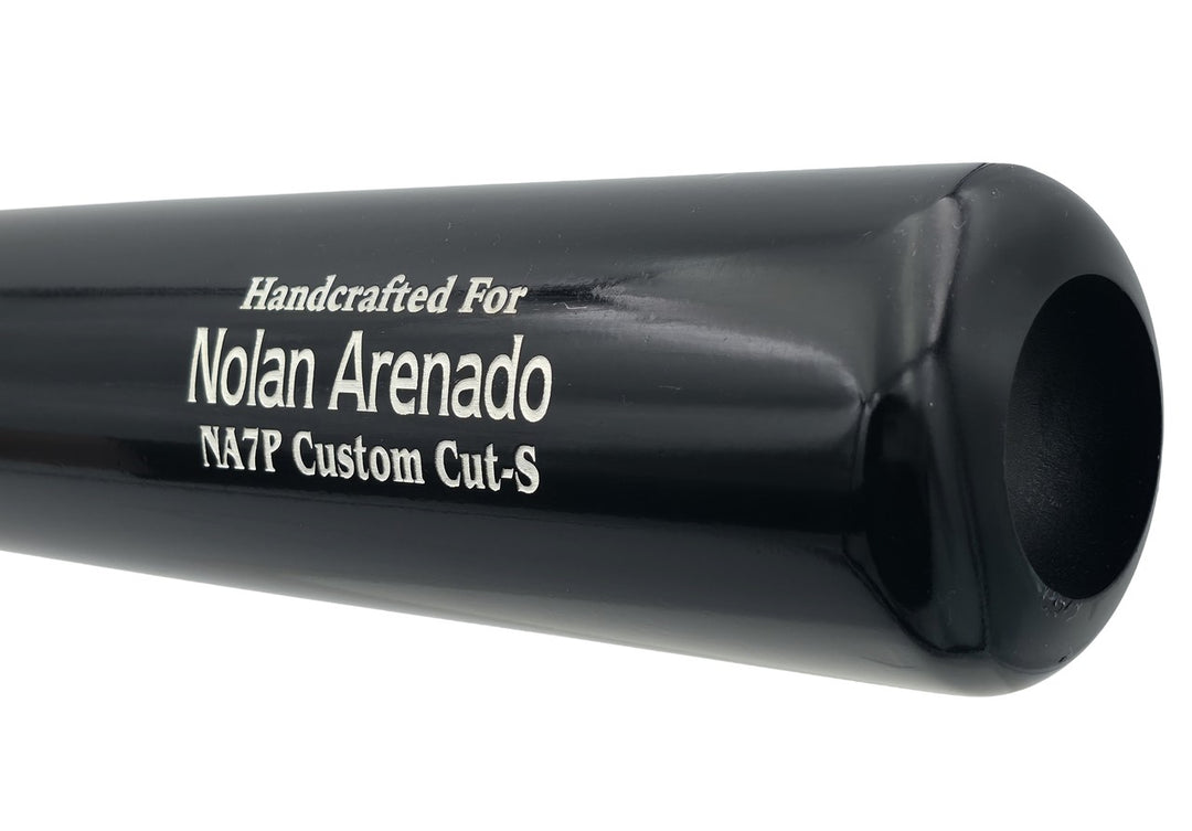 Nolan Arenado Auto Black Marucci Player Model Bat Cardinals (Marks) Fanatics MLB