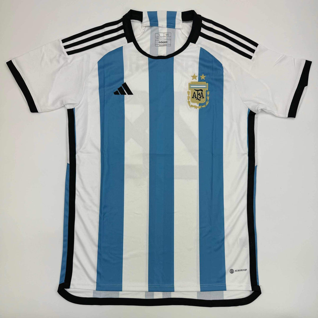 Autographed/Signed Alejandro Garnacho Argentina Blue Soccer Jersey BAS COA