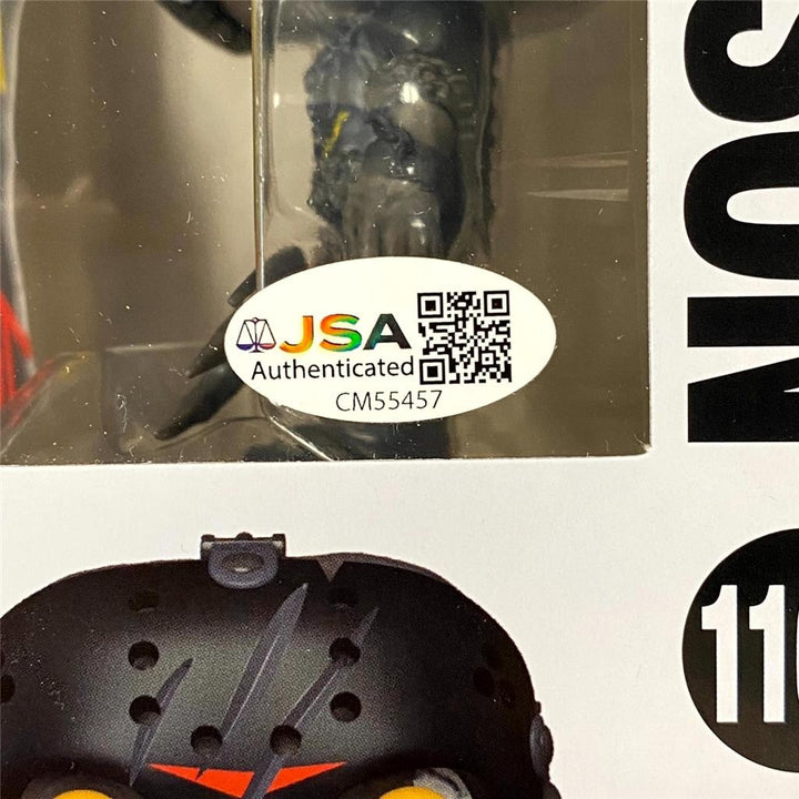 Kane Hodder & Tom Savini signed Jason Friday 13th Funko Pop! #1160 autograph JSA