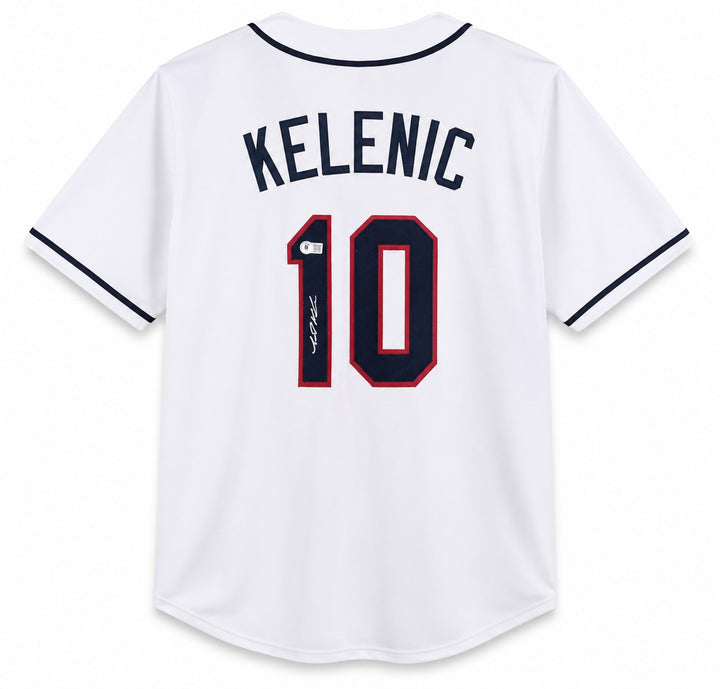 Team USA Jarred Kelenic Signed White Jersey Beckett BAS Witness