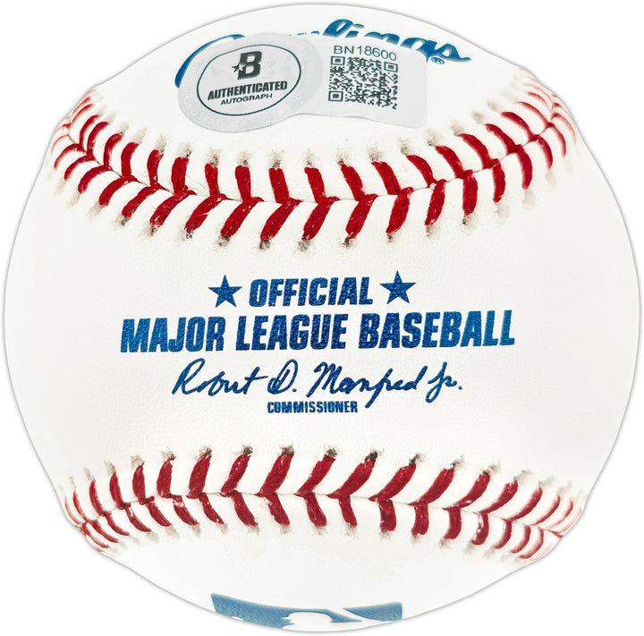 Rick & Paul Reuschel Signed MLB Baseball Cubs Beckett QR