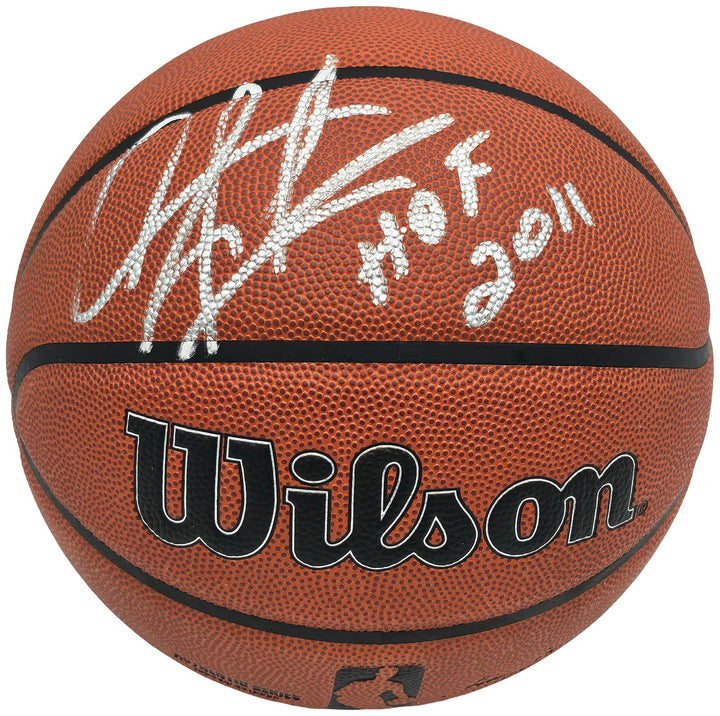 Dennis Rodman Auto Authentic Indoor/Outdoor Basketball Bulls "HOF 2011" Beckett