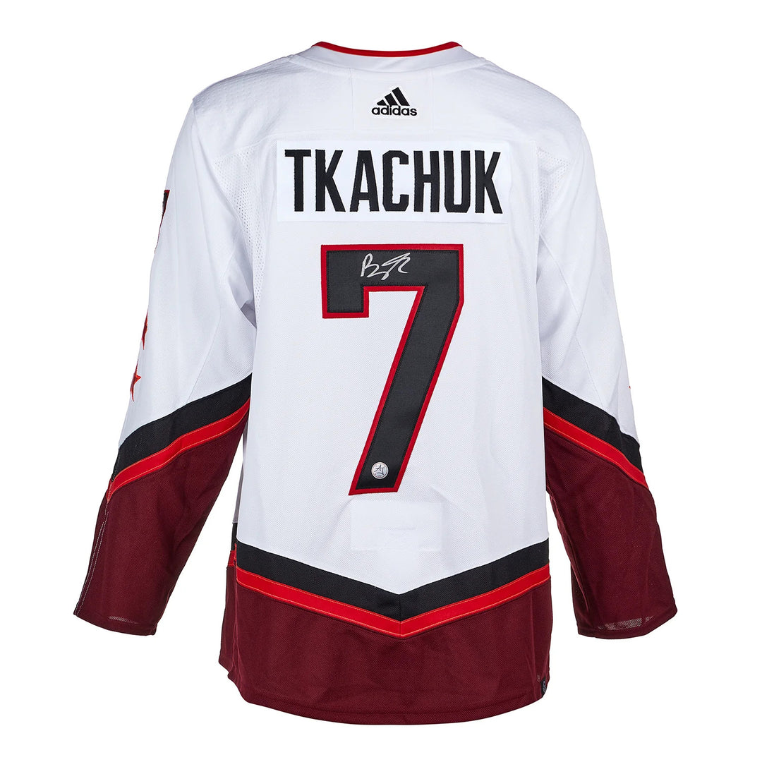 Brady Tkachuk Signed 2022 NHL All-Star Game adidas Jersey