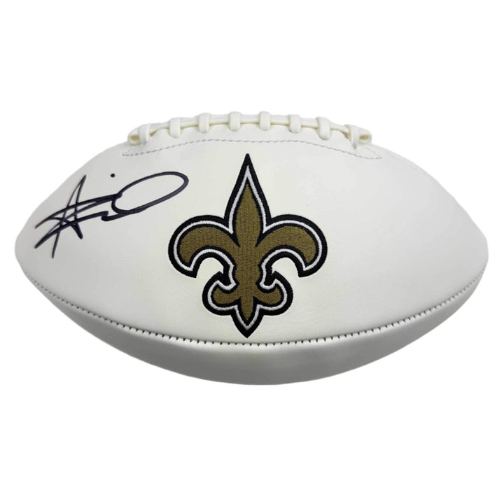Autographed/Signed Alvin Kamara New Orleans Saints FS Football Beckett BAS COA