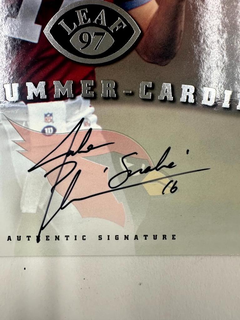 Jake Plummer signed Arizona Cardinals 8x10 photo autograph ~ Beckett BAS