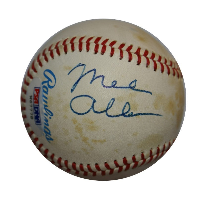 Mel Allen Psa/dna Signed Macphail American League Baseball Autograph