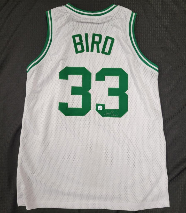 Larry Bird signed White Boston Celtics Jersey Autograph ~ Bird Hologram