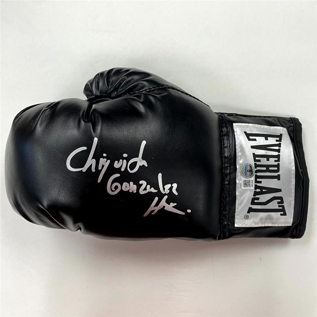 Humberto Chiquita Gonzalez signed Everlast Boxing Glove autograph ~ Beckett BAS