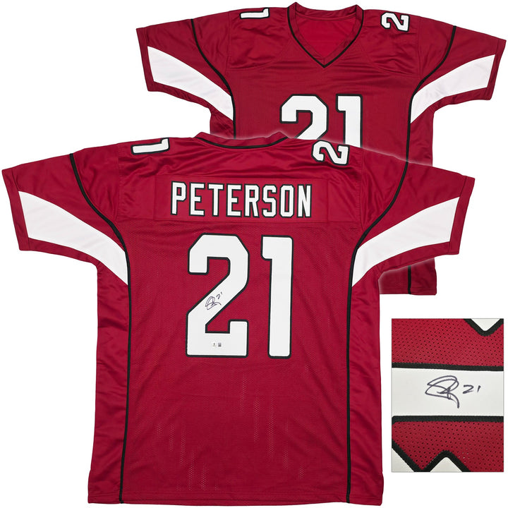 Arizona Cardinals Patrick Peterson Signed Red Jersey Beckett Wit