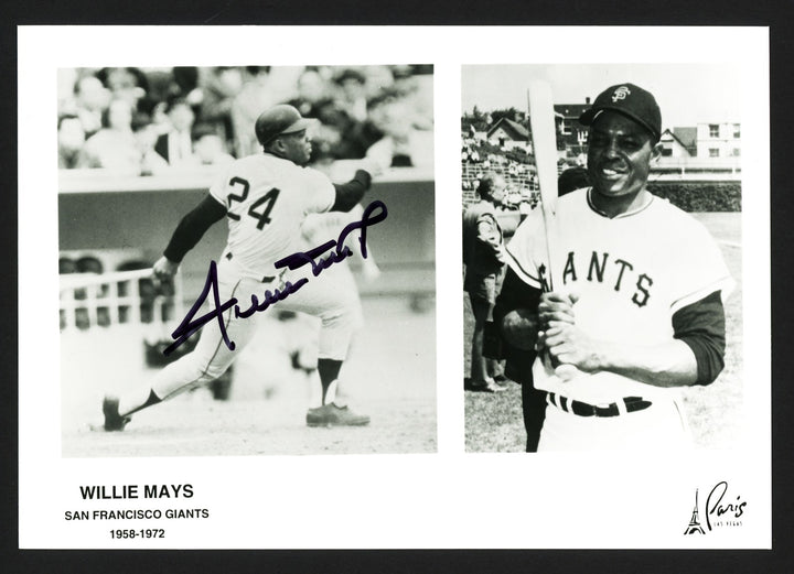 Willie Mays Signed 5x7 Photo San Francisco Giants Unauthenticated