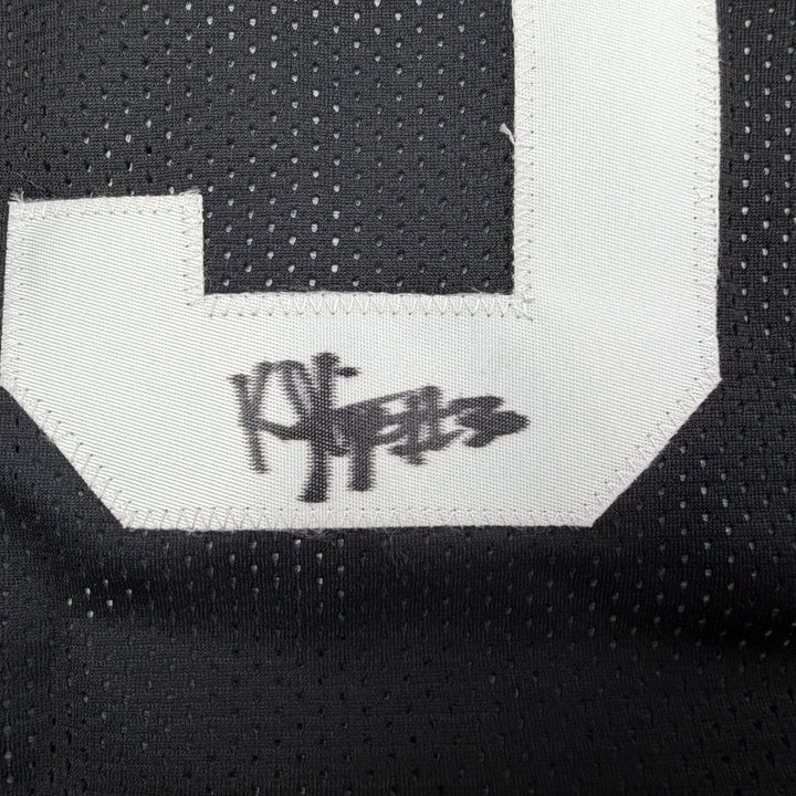 Framed Autographed/Signed Kyle Filipowski 35x39 Utah Black Jersey BAS COA