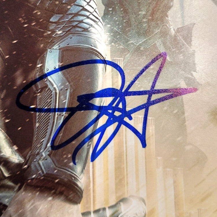 Director Alan Taylor & Jaimie Alexander signed Thor 12x18 photo poster BAS Holo
