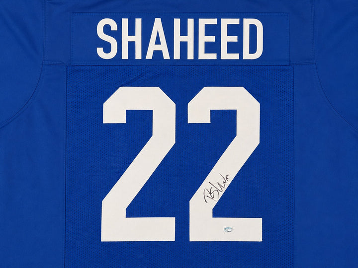 Rashid Shaheed Signed Seattle Seahawks Blue Throwback Jersey MCS Holo