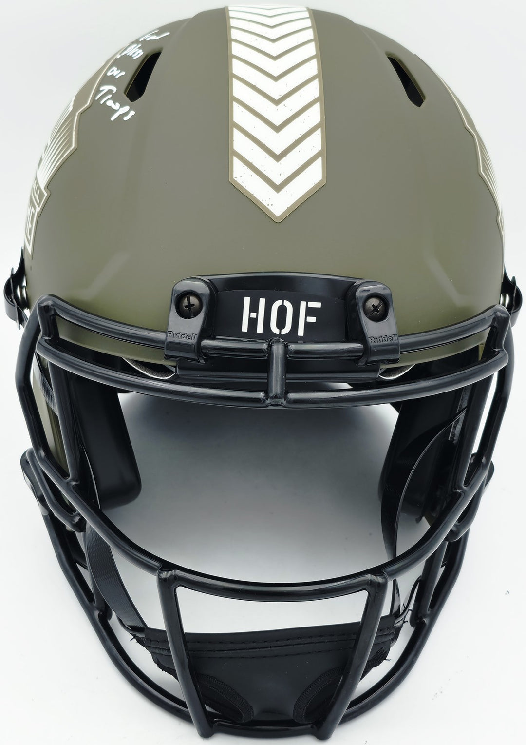 Brian Urlacher Auto Bears Army Salute Full Size Authentic Helmet Bears HOF 18