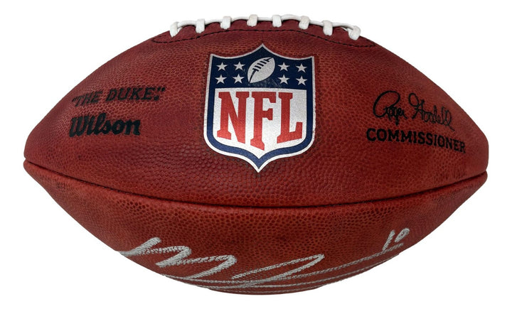 Mac Jones San Francisco 49ers Signed Wilson NFL Duke Football BAS