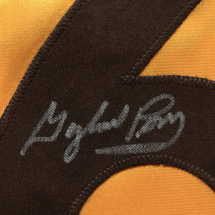 Autographed/Signed GAYLORD PERRY San Diego Yellow Jersey JSA COA Auto