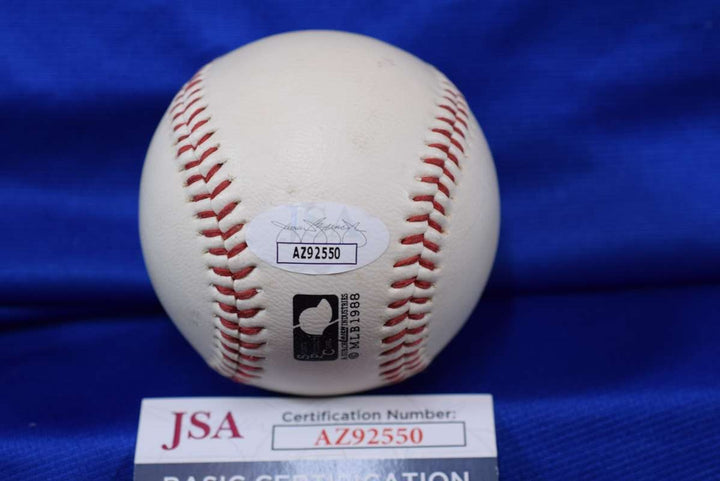 Charlie Gehringer JSA Coa Autograph Unofficial Detroit Tigers Signed Baseball
