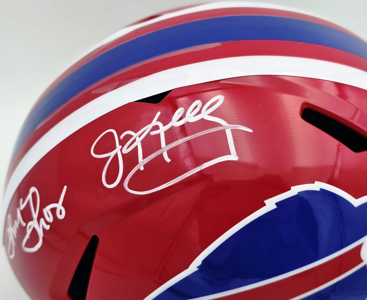 Jim Kelly, Thomas & Reed Auto Bills Red Full Size Replica Speed Helmet Beckett