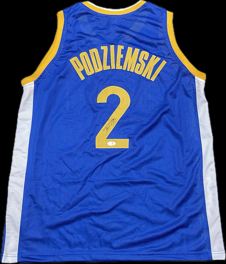 Brandin Podziemski Signed Golden State Warriors Jersey PSA