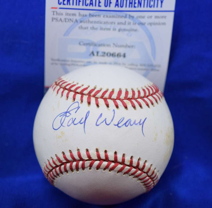 Earl Weaver PSA DNA Coa Autograph American League OAL Signed Baseball 3