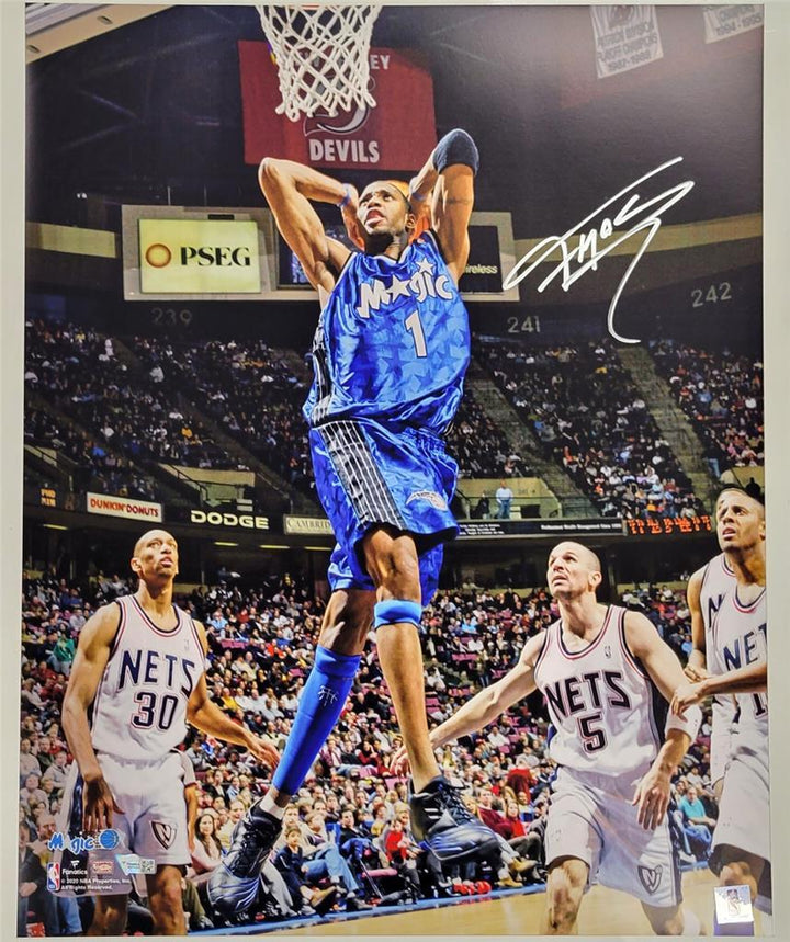Tracy McGrady T-Mac signed Magic 16x20 photo Dunk autograph ~ Fanatics Holo