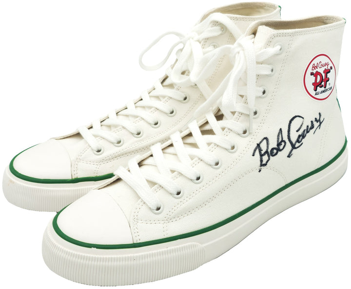 Bob Cousy Auto White PF Flyers All-American HI Cousy Shoes Celtics Sz 12 Beckett