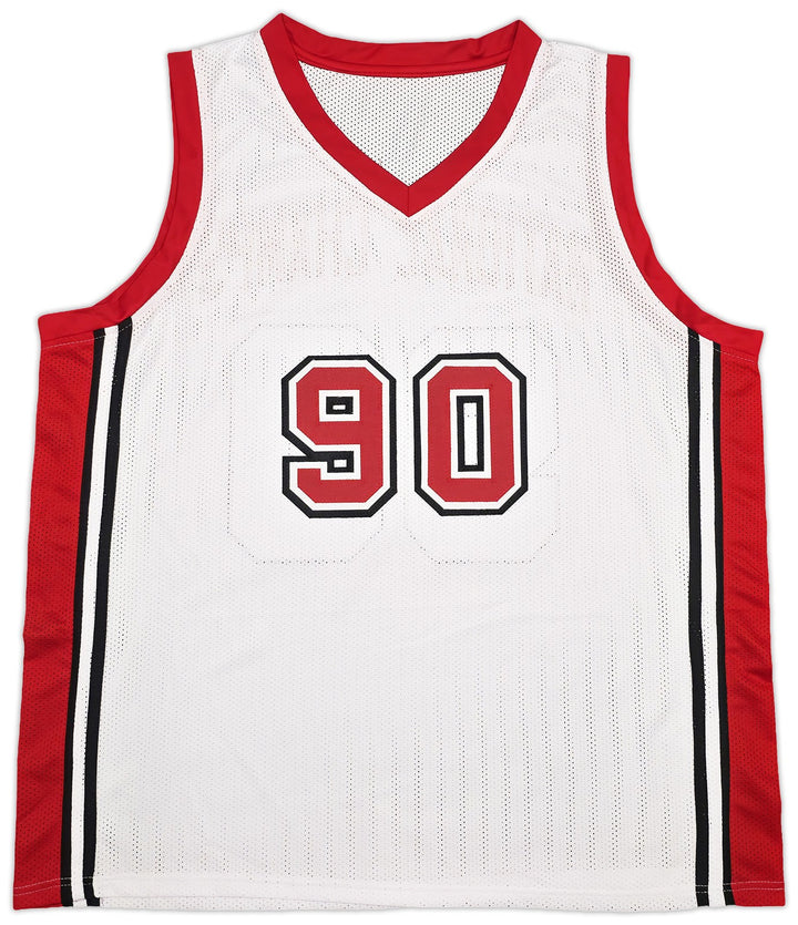 UNLV Runnin Rebels 1990 NCAA Champ Auto White Jersey 13 Sig Larry Johnson Becket